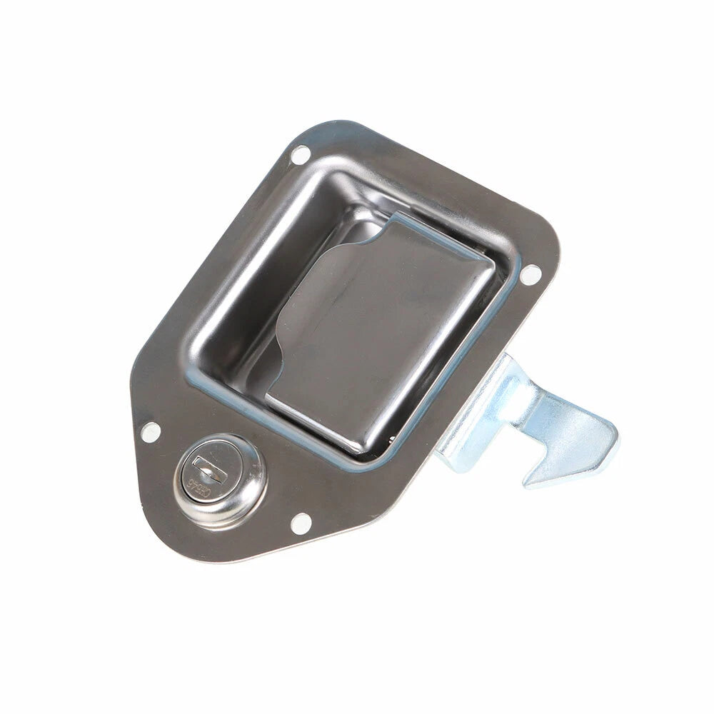 Stainless Door Lock Latch for Trailer Toolbox RV (4-3/8" x 3-1/4")
