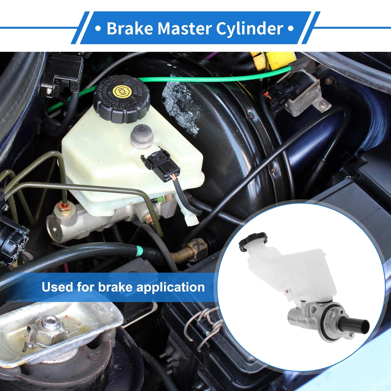 Brake Master Cylinder with Reservoir No. 58510F2400 for Hyundai Elantra (2017–2019)