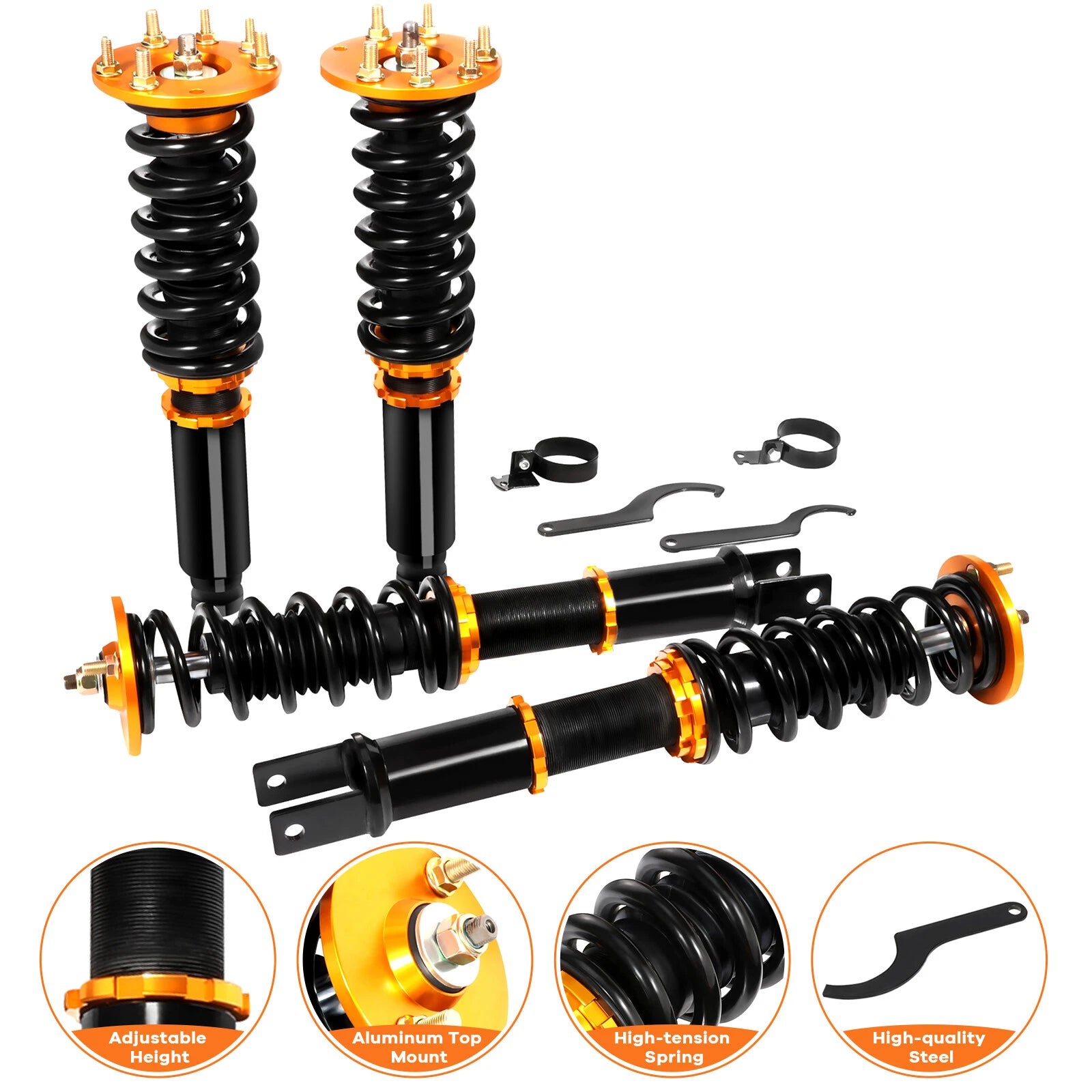 Coilovers for Honda Accord (2008–2012) - Adjustable Height Strut Absorber