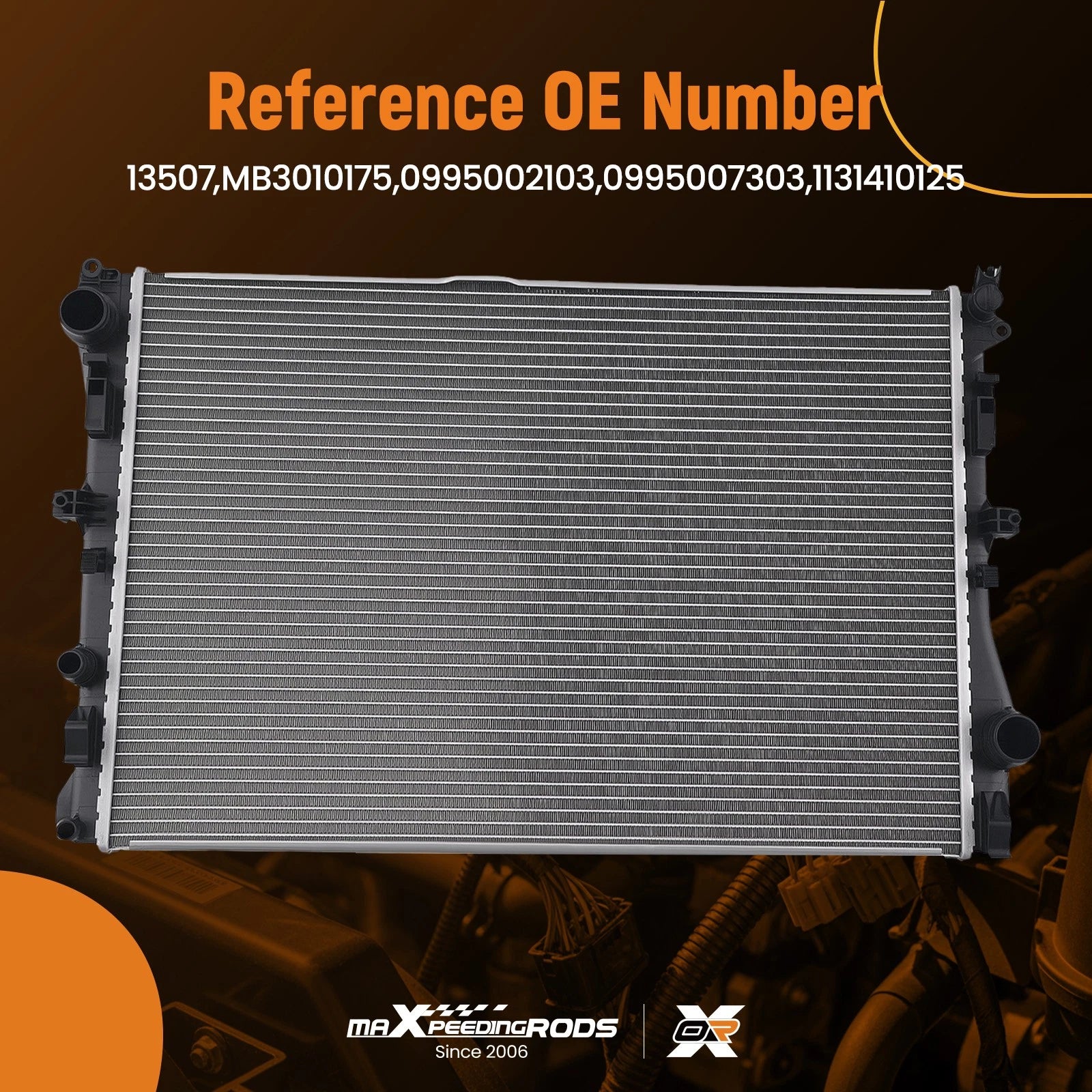 Aluminum Radiator for Mercedes-Benz C300 C400 C450 (2015–2020)