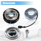 Set of 1 AC Compressor Clutch Kit for Subaru Impreza (2012–2016) 2.0L