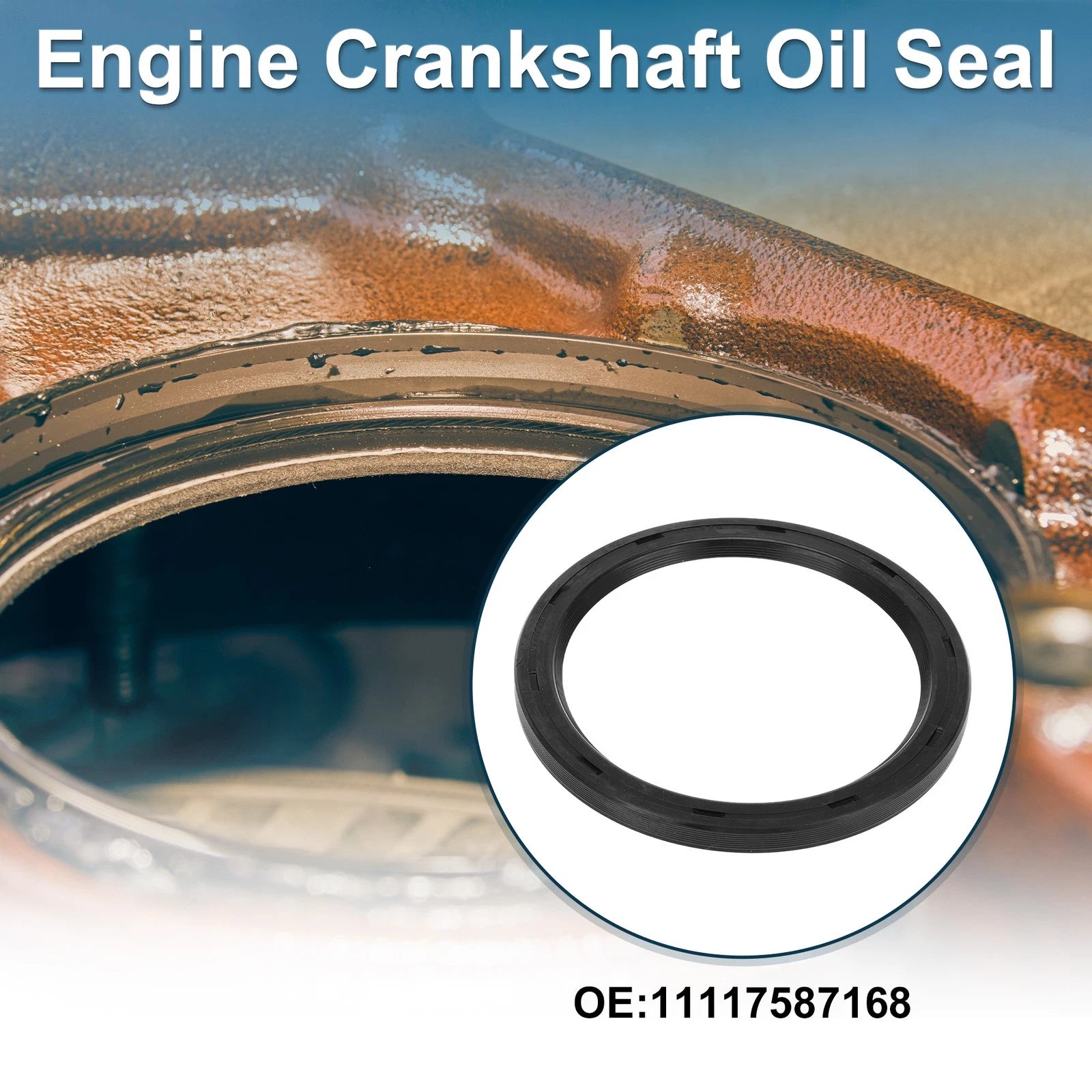 1 Pc Rear Crankshaft Oil Seal for BMW X6 (2008–2019) No. 11117587168