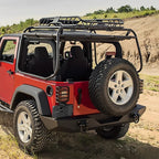 Rear License Plate Mounting Bracket with Light for Jeep Wrangler JK (2007–2017)