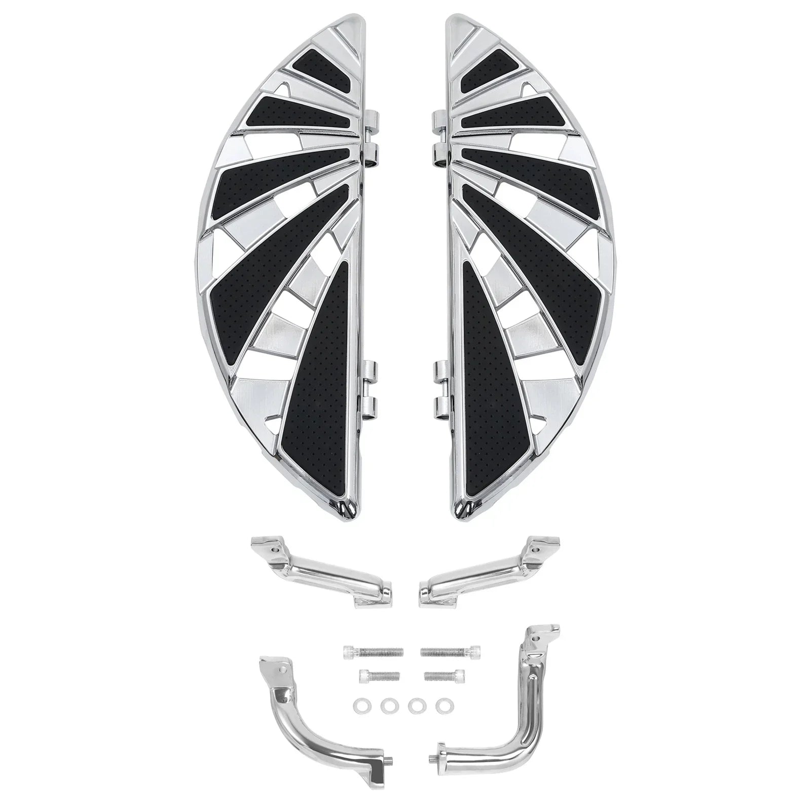 Chrome Driver Floorboards Mount Bracket for Harley Touring Road Glide (14-24)