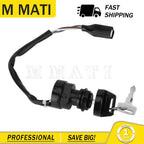 Ignition Key Switch for Kawasaki Brute Force KVF650 (2006–2013) / KVF750 (2005–2023)