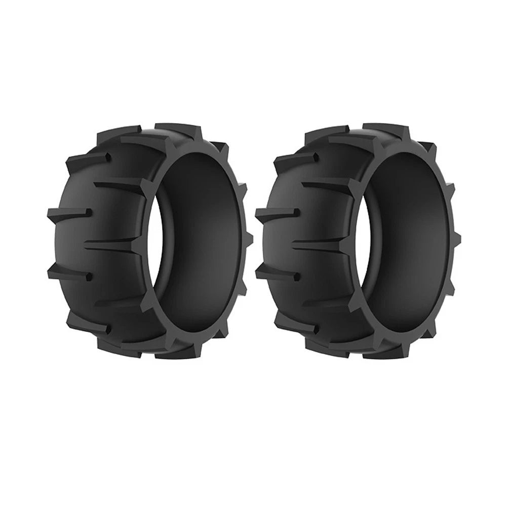 Natural Rubber Wheels with Rugged Tread for Dreame A1 A2