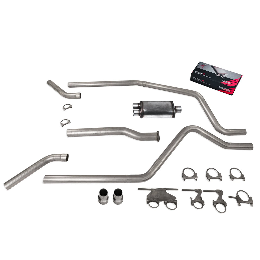 Dual Exhaust Kit for Dodge Ram 1500 (2019–2025) 3" Flow II SS Muffler