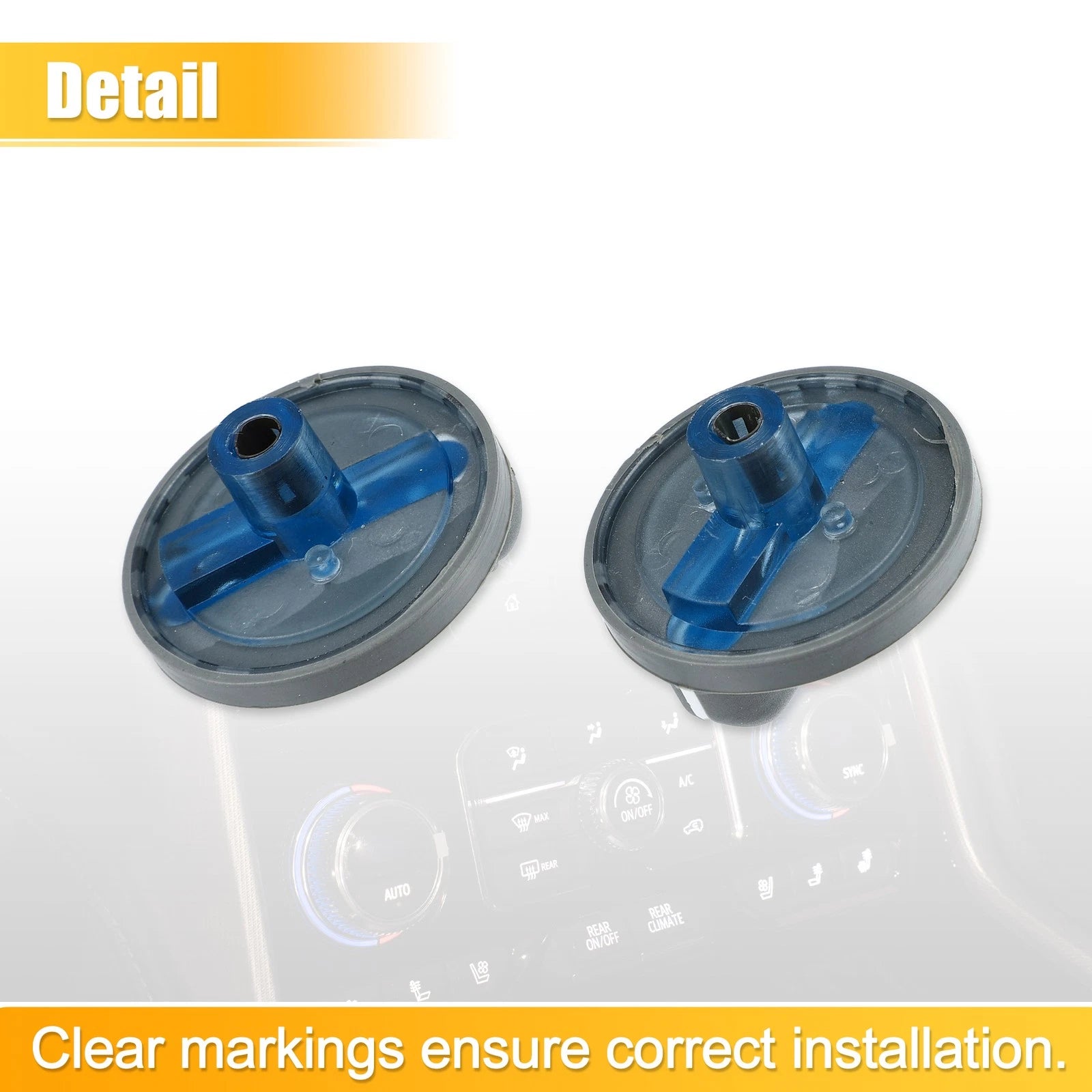 Climate Control Knob F87Z18549AB for GMC Sonoma, Chevrolet (1995–1997)