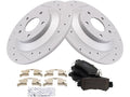 Rear Brake Pad and Rotor Kit for Mazda CX-5 (2013–2015) QQ338CZ
