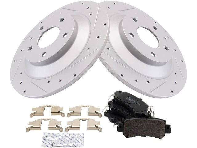 Rear Brake Pad and Rotor Kit for Mazda CX-5 (2013–2015) QQ338CZ