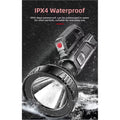 LED Flashlight 1000LM for Boats (Rechargeable, IPX4)