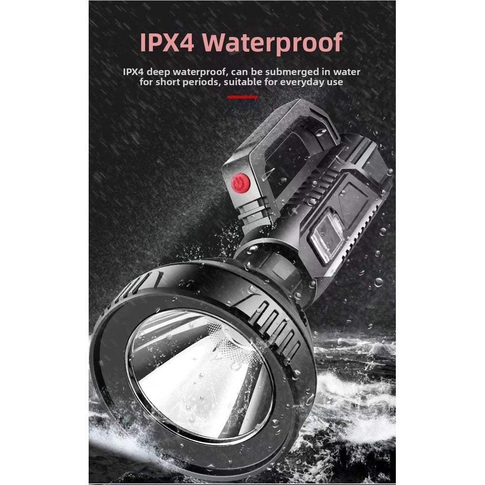 LED Flashlight 1000LM for Boats (Rechargeable, IPX4)