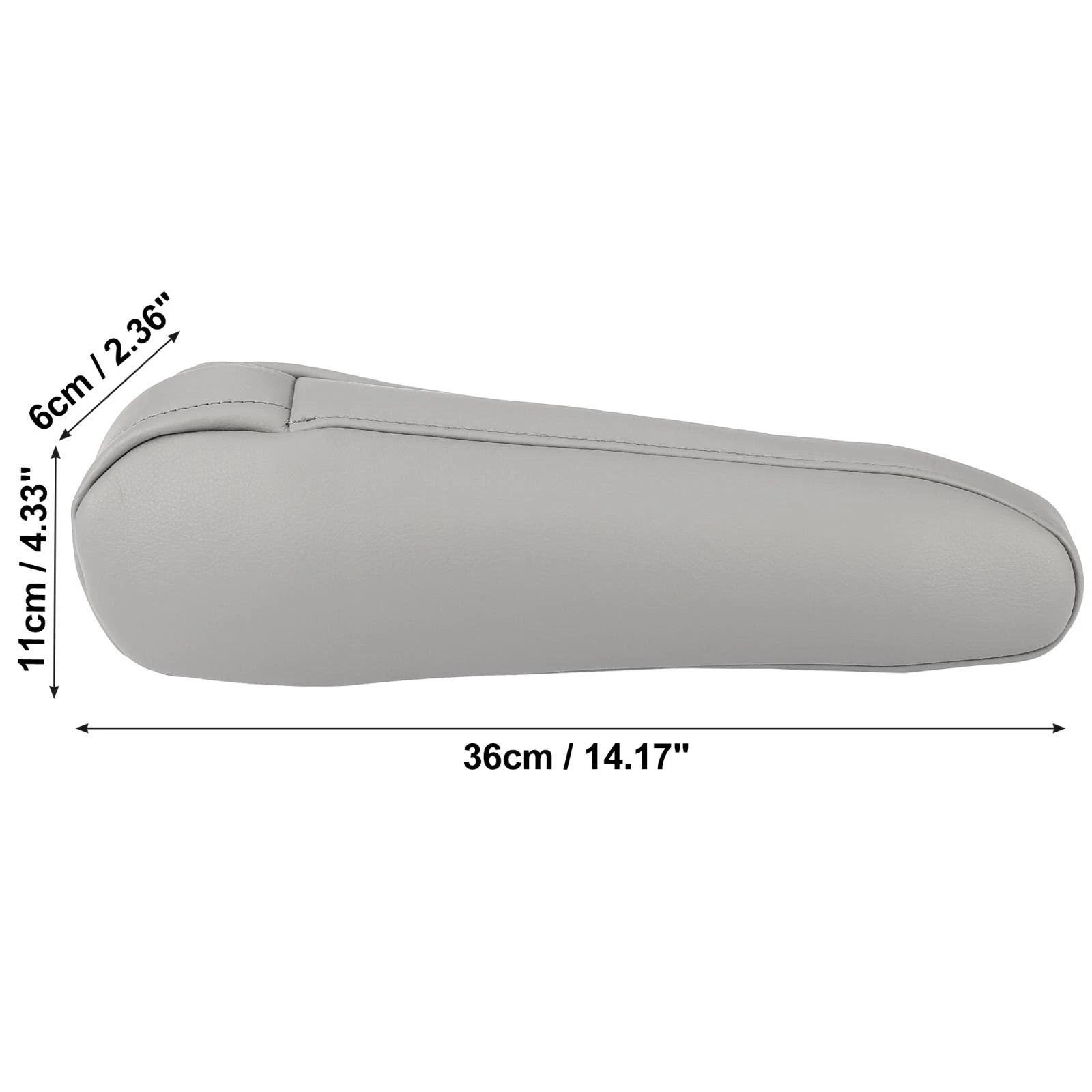 1 Pair Armrest Covers for Toyota Sienna (2011–2017) Leather Gray
