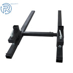 Clamp on Pallet Forks for Tractor Bucket Loader Skid Steer (2000 lbs)