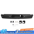 Rear Step Bumper Steel for Nissan Titan XD Crew Cab (2016–2020) W/Sensor Holes