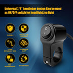 7/8" Aluminum Motorcycle Handlebar Turn Signal Light Switch