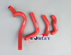 Silicone Radiator Hose for Kawasaki KLX650 1993-1996 BLACK