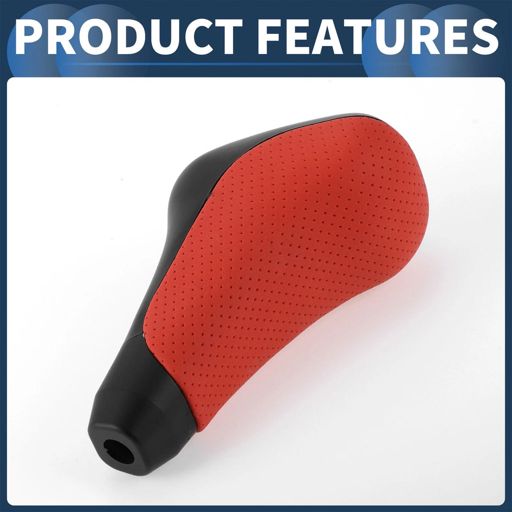 Automatic Gear Shift Knob for Toyota 4Runner (2012–2021) Faux Leather Black Red