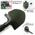 Folding Shovel for Hiking Multi-Functional Military Survival (Green)