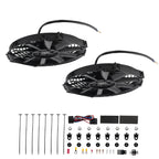 2X 12" Universal Push Pull Slim Cooling Fan Assembly for Radiator (12V)