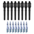 Set of 8 Ignition Coils & Spark Plugs for Ford GT Mustang V8 (2005–2014)