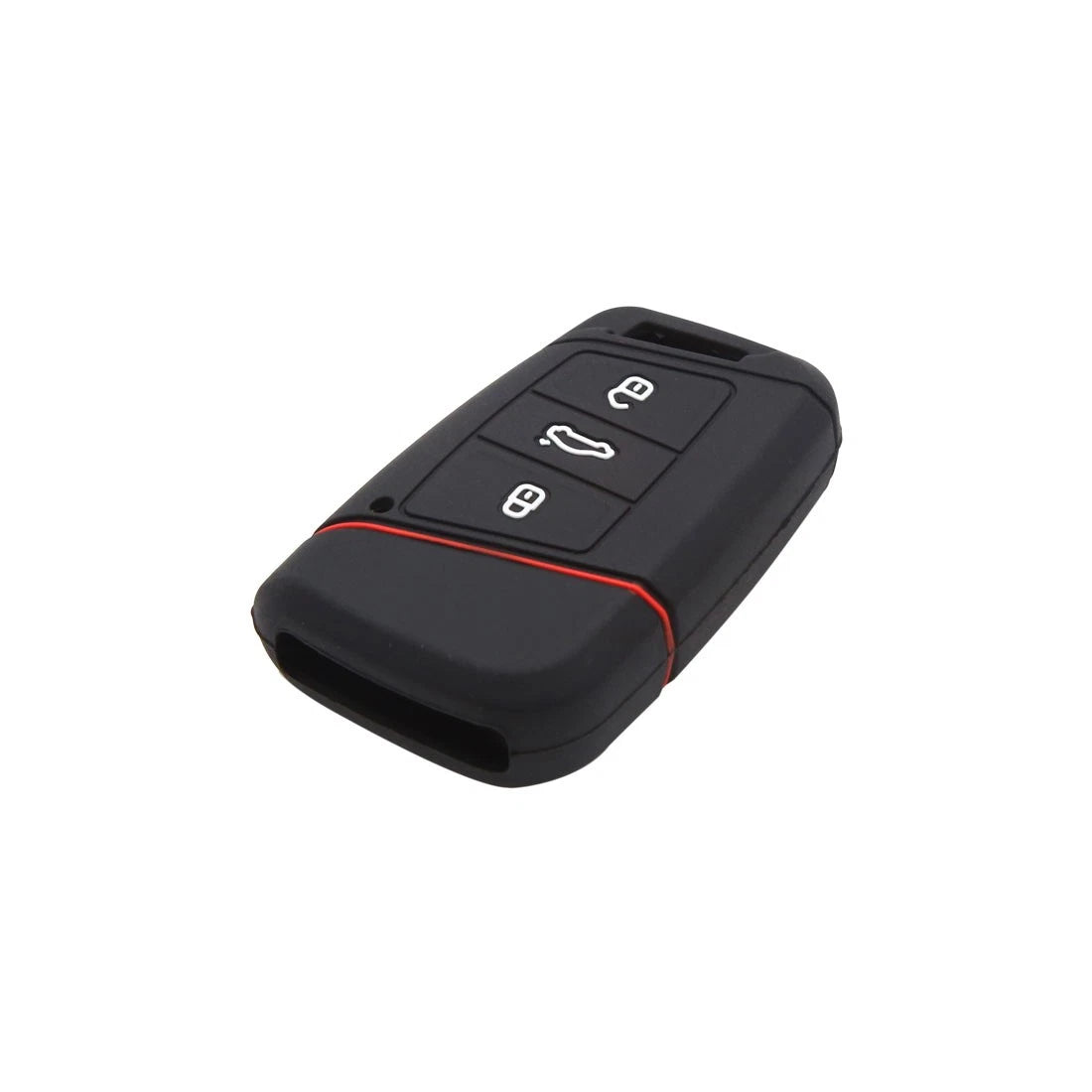 Black Silicone 3 Button Key Cover for Volkswagen 