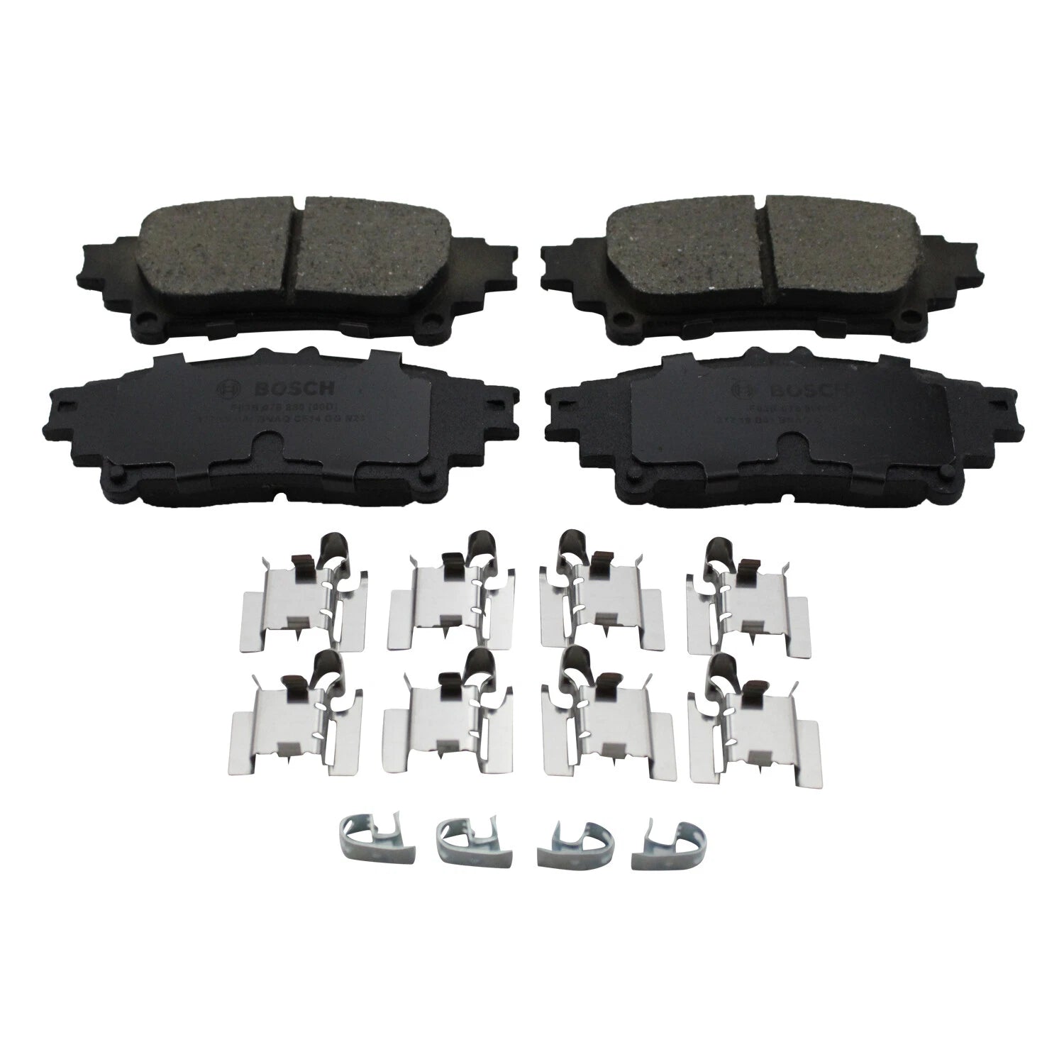 Set of 4 Bosch QuietCast Rear Brake Pads for Lexus GS350 RX350 Toyota Prius V Sienna (2010–2020)