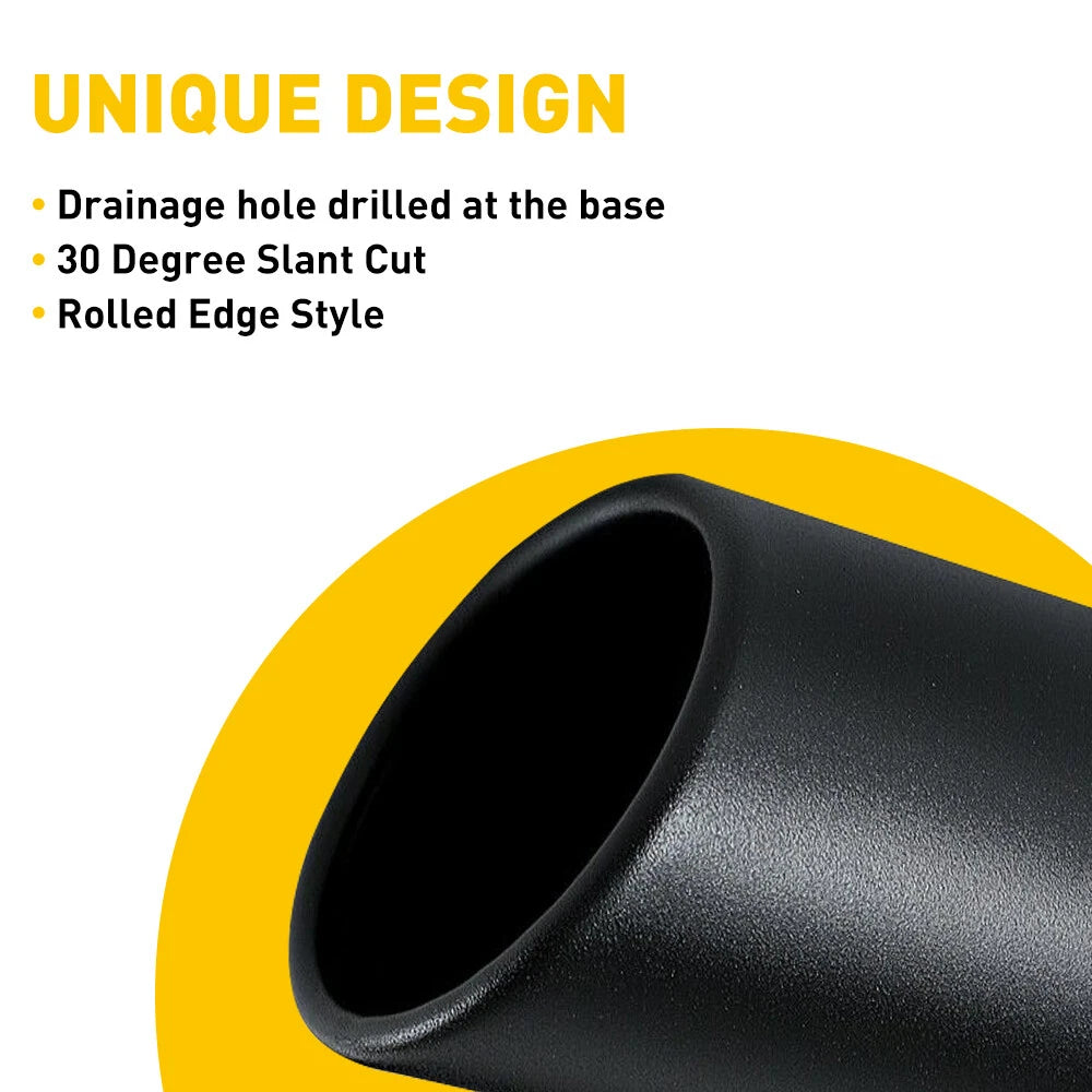 2.5 Inch Muffler Tip for Universal Exhaust (Fits Various Models)