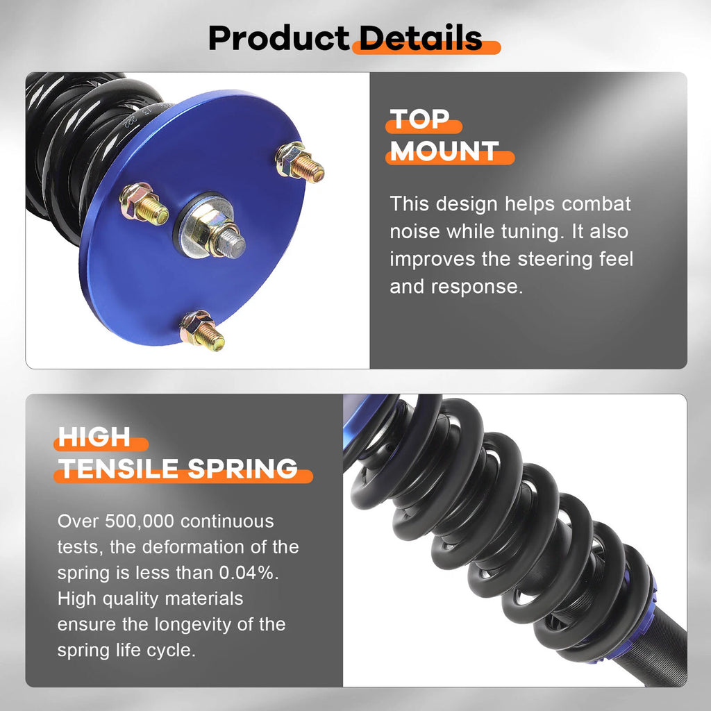 Coilovers for Lexus IS250 IS350 RWD (2006–2013) Adjustable Height