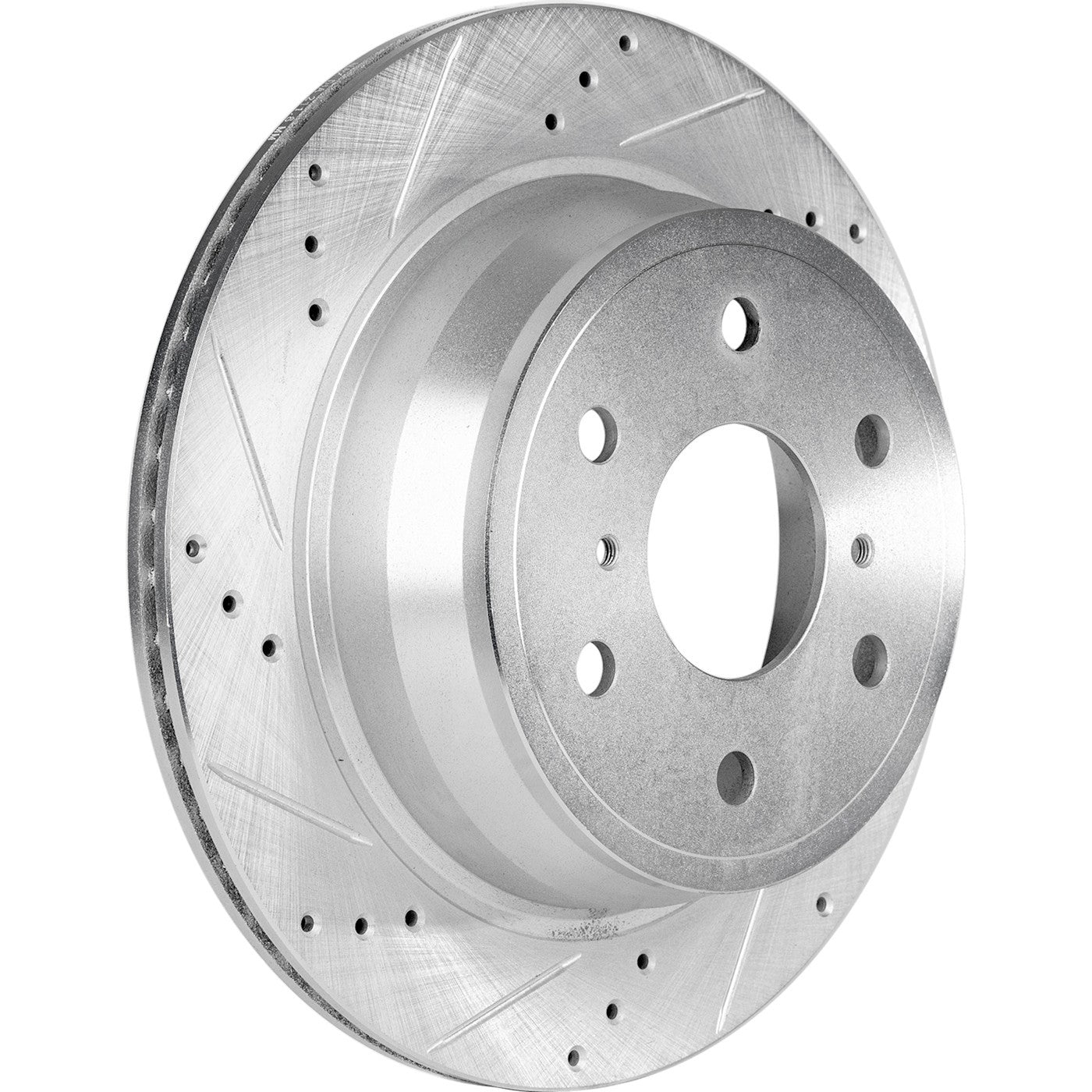 Disc Brake & Pad Kit for Chevy Silverado 1500 (2007–2018) Rear Cross-drilled