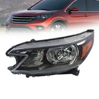 Halogen Left Driver Side Headlight for Honda CR-V (2012–2014)