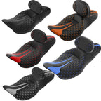 Driver Passenger Seat & Backrest Pad for Harley Touring Street Glide (2009–2023)