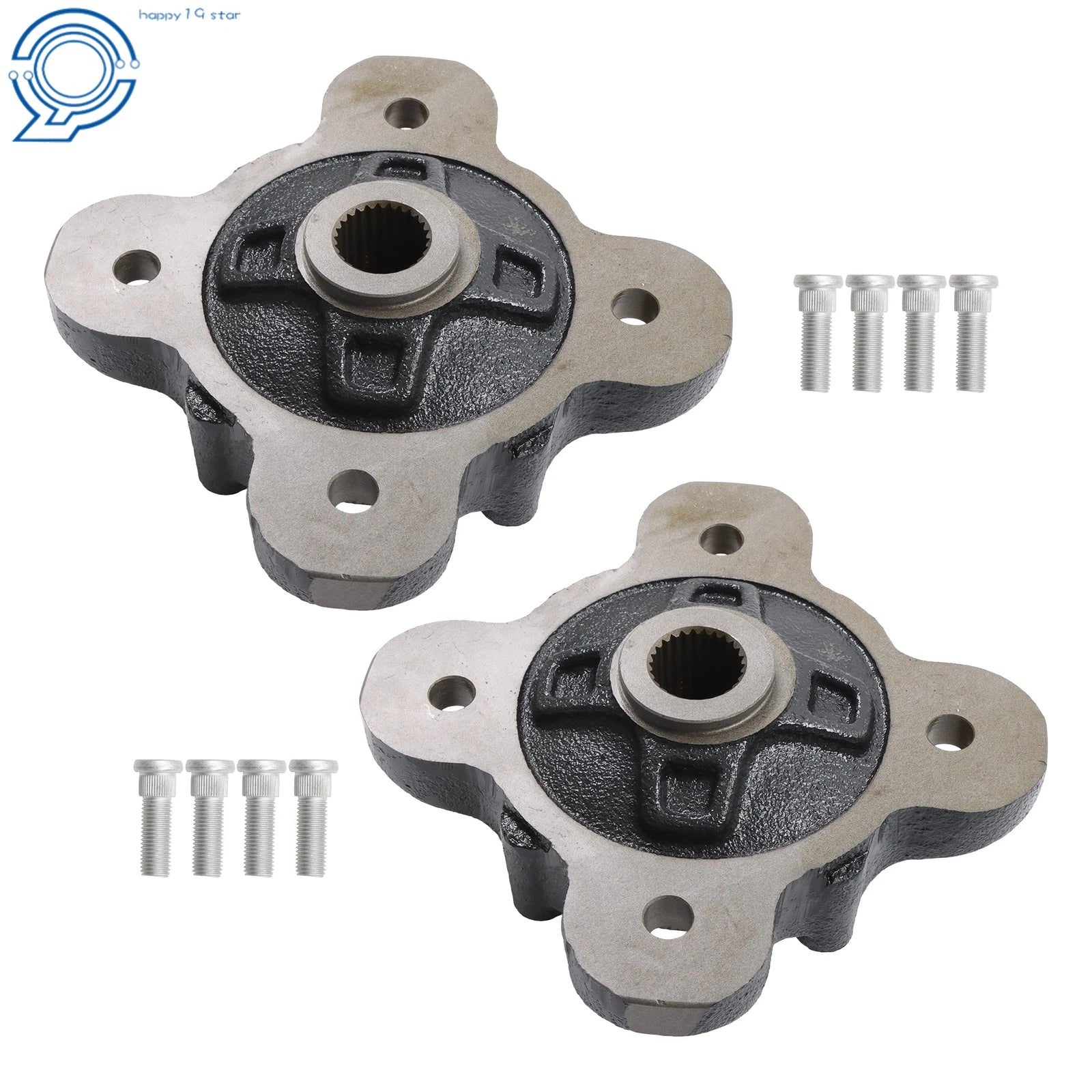 Rear Wheel Hubs & Studs Kit for Polaris Ranger XP 570 900 1000 (2015–2023)