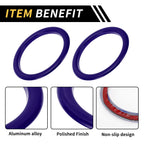 Set of 4 Blue AC Vent Dashboard Decoration Rings for Toyota Tundra (2014–2021)
