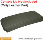 Leather Console Lid Armrest Cover for Nissan Altima (2007–2012) Gray