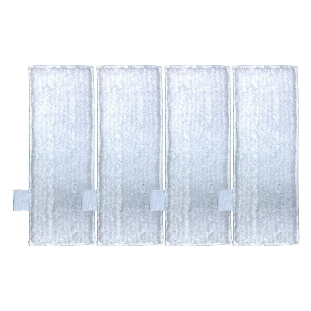 Set of 4 Soft Microfiber Mop Cloths for Dupray Steam Cleaner
