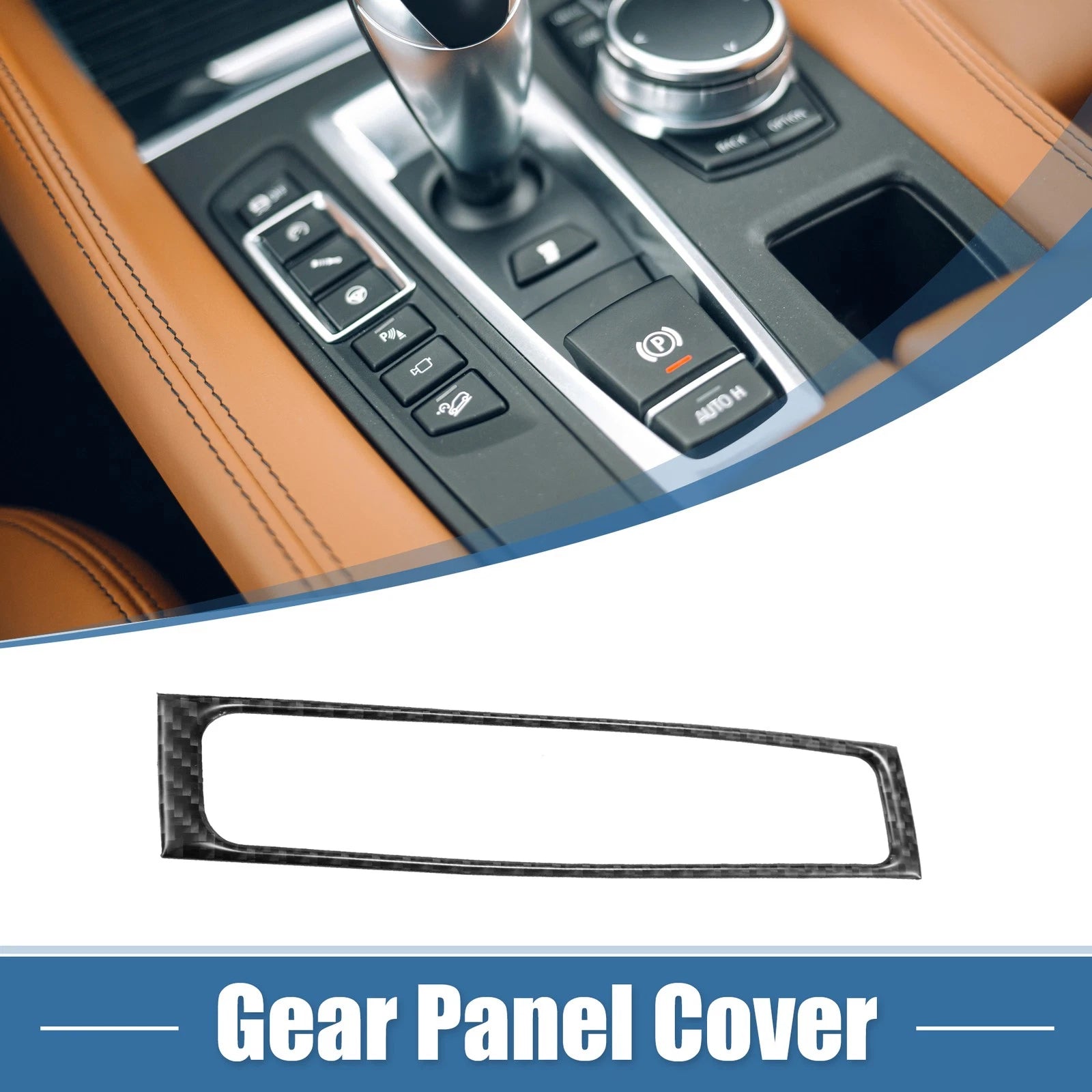 Carbon Fiber Gear Shift Cover Trim for Honda Accord (2013–2017)