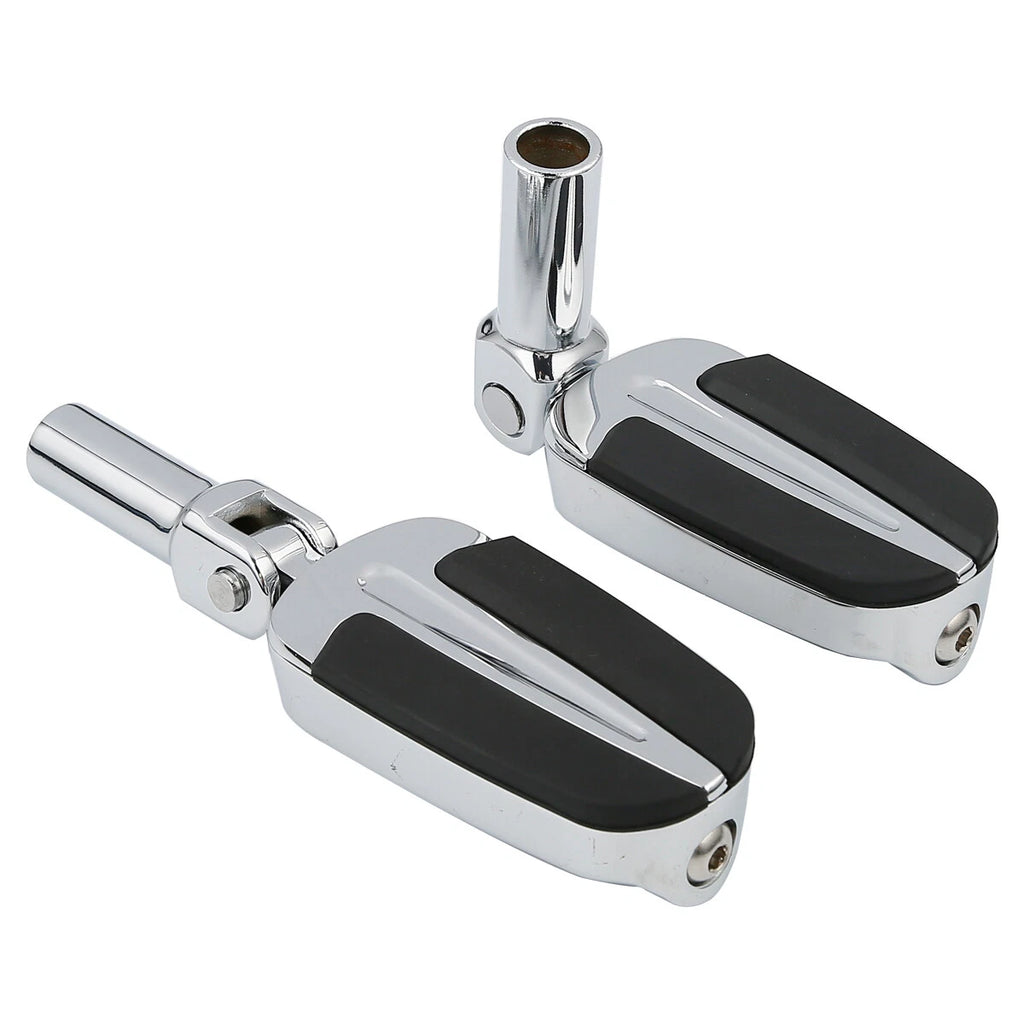 Chrome Passenger Footpeg Pedals Mount for Harley Softail Slim (2012–2017)