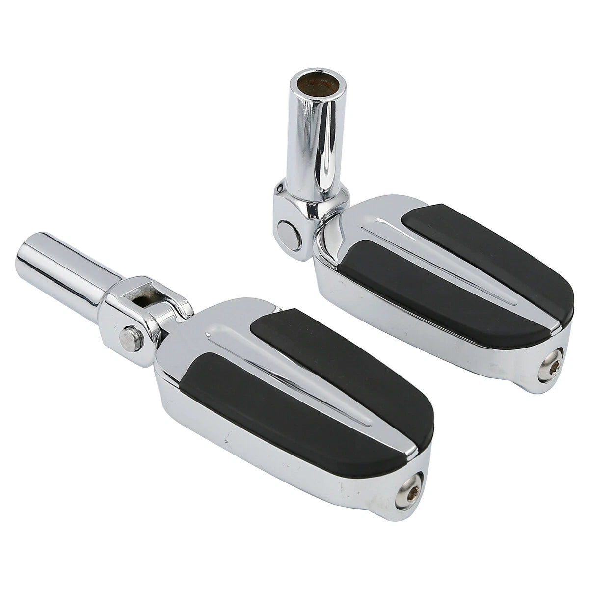 Chrome Passenger Footpeg Pedals Mount for Harley Softail Slim (2012–2017)