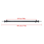 Trailer Axle Beam with Idler for 3500 lbs Trailers (73" Hub Face)
