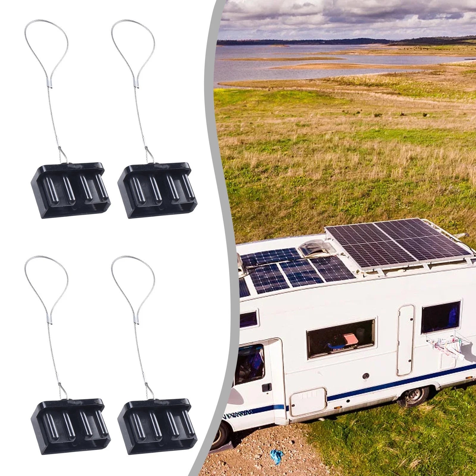 Set of 4 Dust Cover Caps for 50AMP/120A/175A Connectors