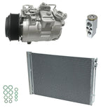 AC Compressor Kit w Condenser Replacement for BMW 535i xDrive (2013–2016)