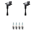 Set of 2 Ignition Coils & 4 Denso Iridium Spark Plugs for Protege5 (2001–2003)