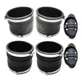 Y Pipe Exhaust Bellow Hose Kit for Mercruiser V6 V8 (18-2746T, 18-2748T)