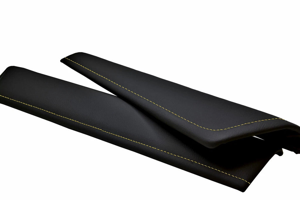 Upper Door Panel Trim Cover for Subaru BRZ Scion GRS Toyota (2013–2020) Yellow Stitch