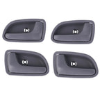 4pcs Textured Grey Inner Door Handle for Kia Rio BC (2002-2005)