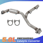 Right Passenger Side Catalytic Converter Y Pipe for Ford F-150 5.0L V8 (2015–2017)