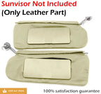 Set of 2 Sunvisor Covers for Corvette C5 (1997–2004) - Beige Leather