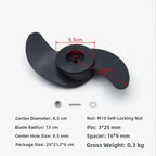Outboard Propeller for Electric Boat Motors (Plastic, Prop Nut)