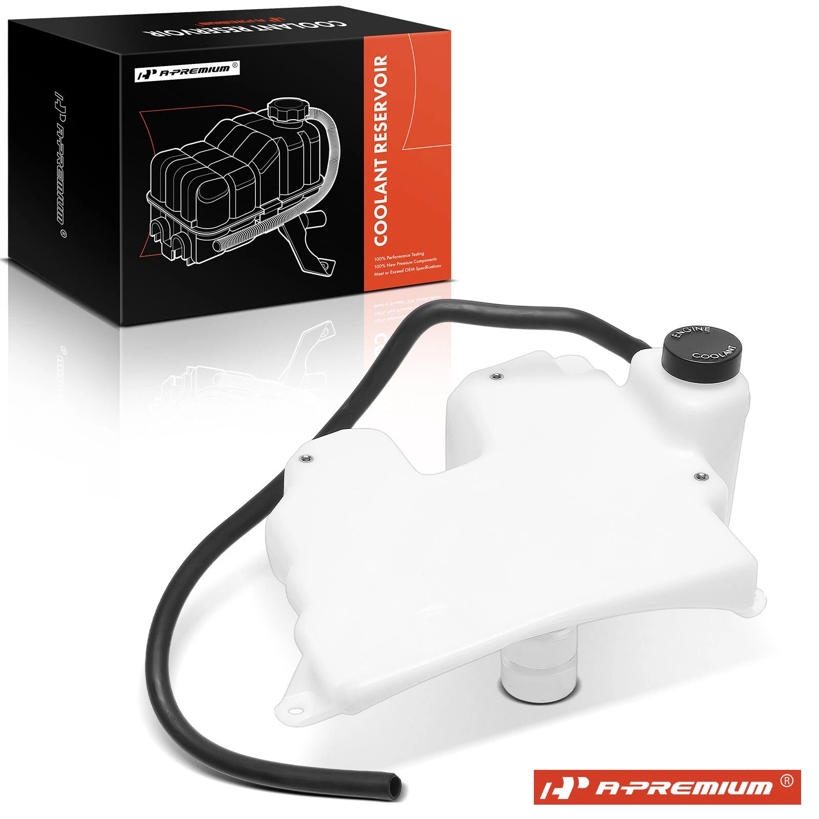 Front Engine Coolant Reservoir with Cap & Hose for Chevy Blazer 